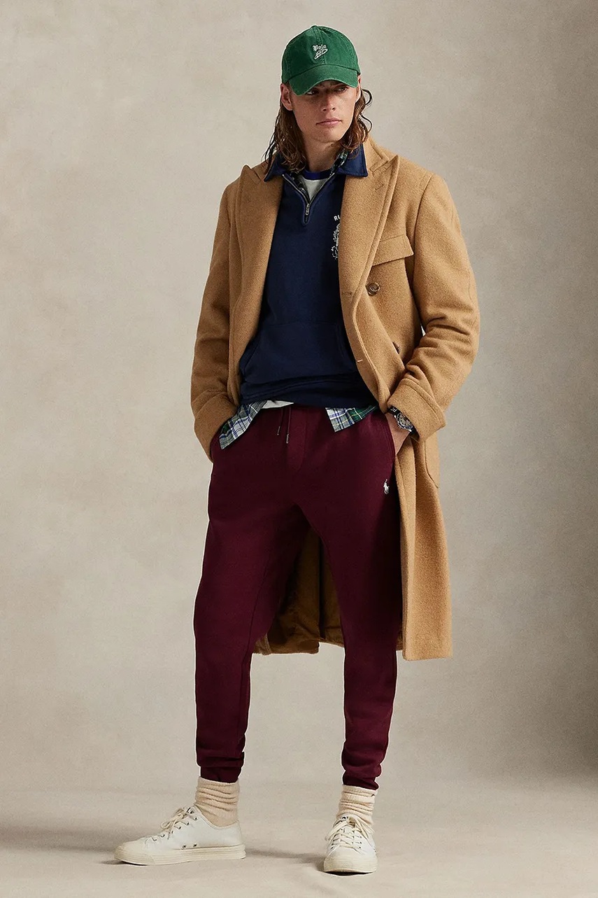 Παντελόνι φόρμας Polo Ralph Lauren χρώμα: κίτρινο, 710881518