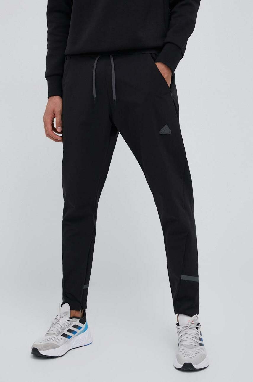 

Спортивные штаны adidas цвет чёрный однотонные