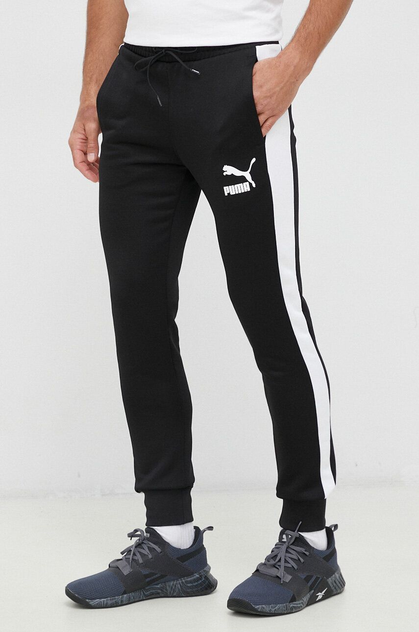 Puma pantaloni de trening culoarea negru, modelator 530098-01