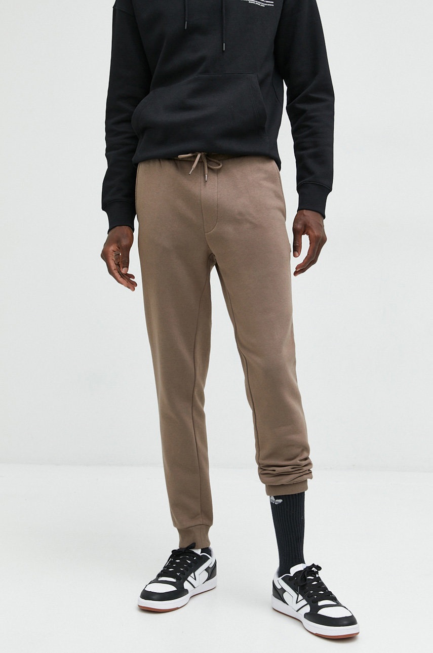 

Спортивные штаны Jack & Jones JPSTGORDON мужские цвет коричневый однотонные