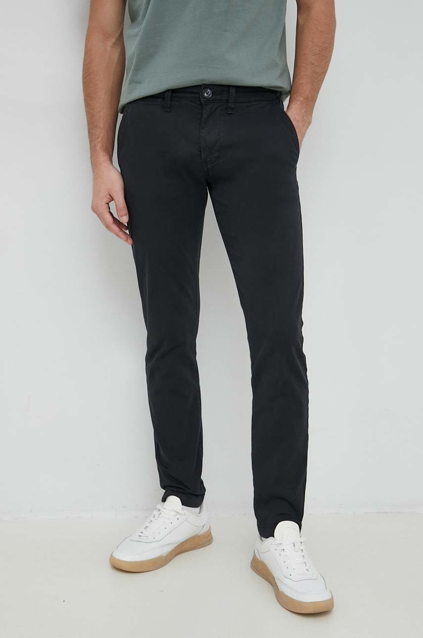 

Штани Pepe Jeans Charly чоловічі колір чорний облягаюче