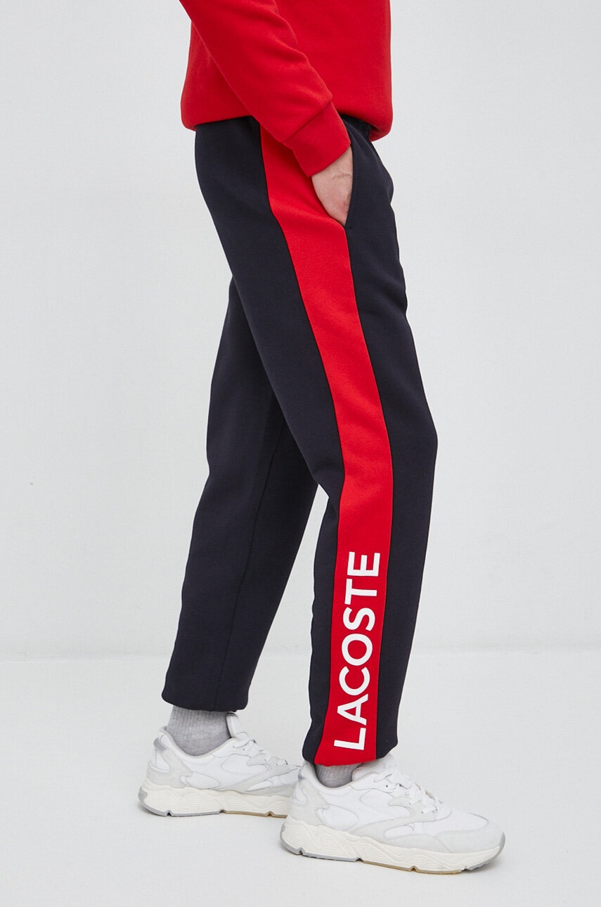 Lacoste Pantaloni De Trening Culoarea Rosu, Modelator