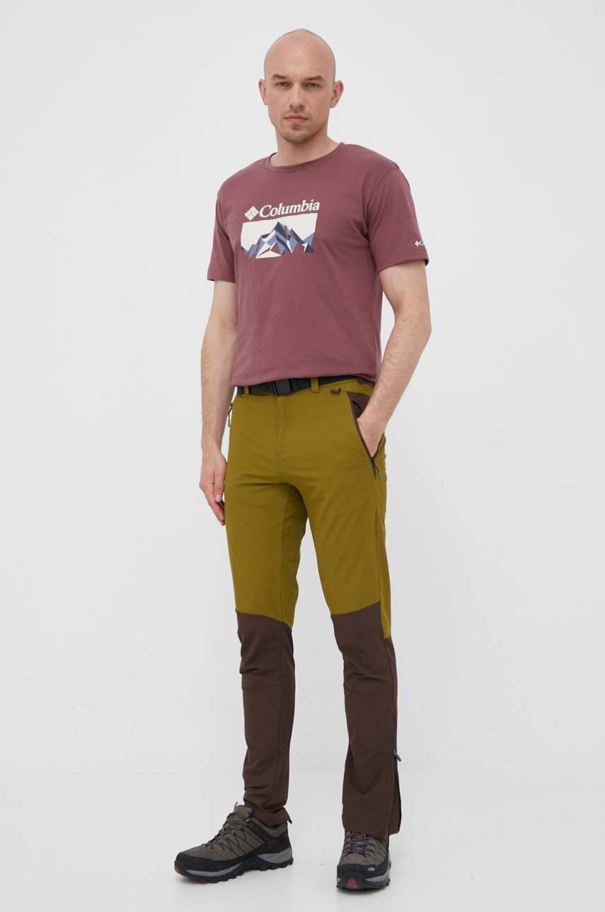 Viking Pantaloni De Exterior Sequoia Culoarea Verde