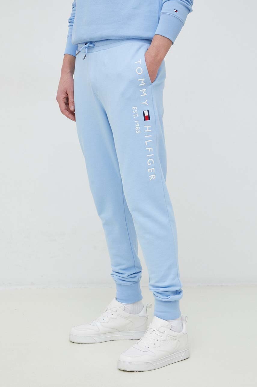 

Хлопковые спортивные штаны Tommy Hilfiger с принтом