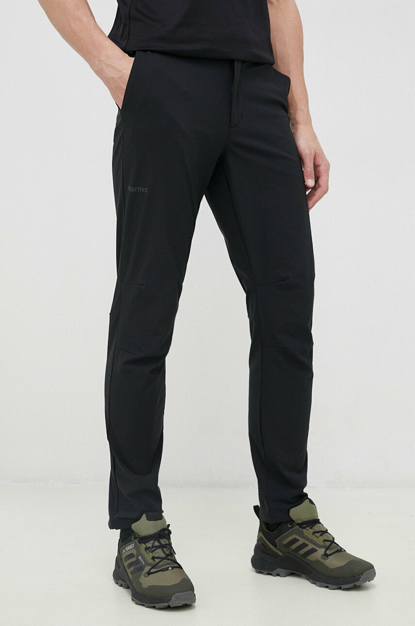 Marmot Pantaloni De Exterior Scree Culoarea Negru