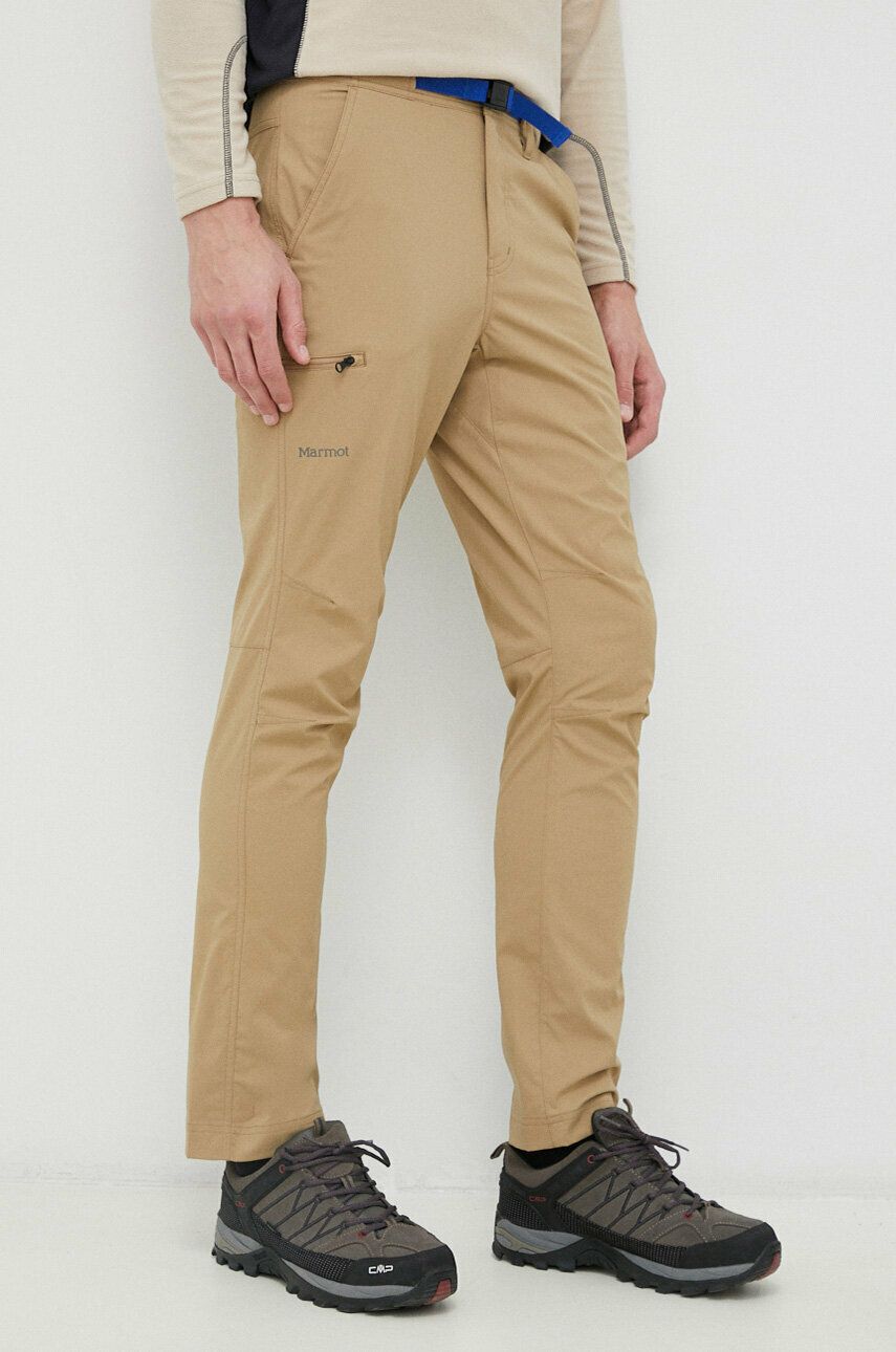 Outdoorové kalhoty Marmot Arch Rock béžová barva - béžová - Hlavní materiál: 94 % Polyamid