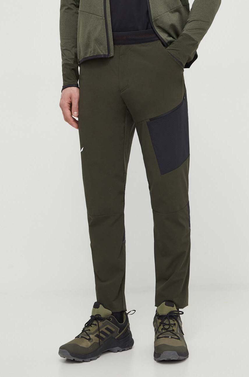Salewa pantaloni de exterior Pedroc 2 culoarea verde