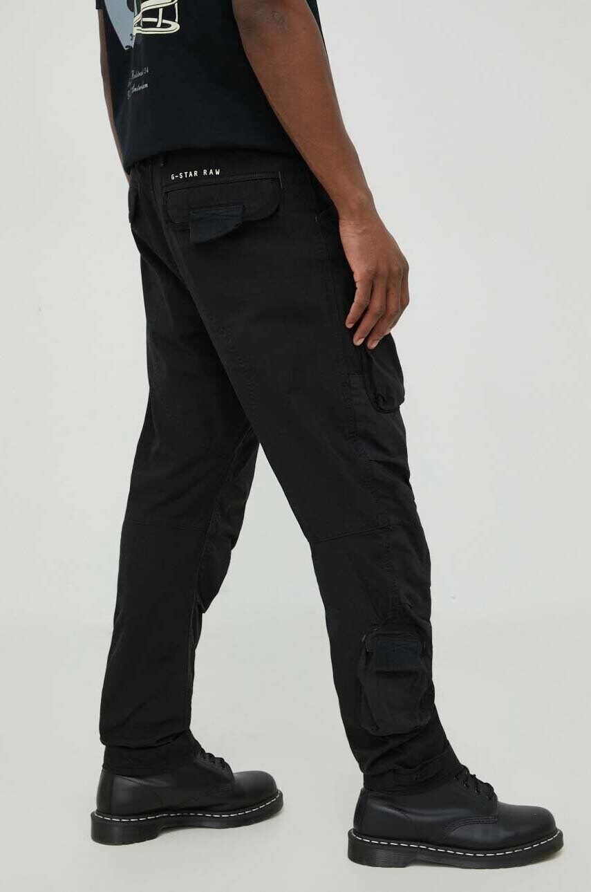 

Панталон G-Star Raw в черно със стандартна кройка, Черен