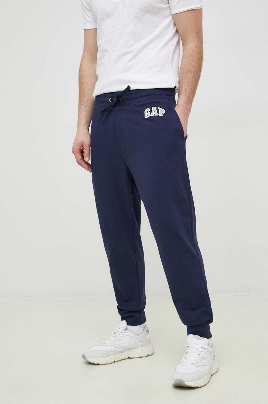 

Спортен панталон GAP в тъмносиньо с изчистен дизайн, Тъмносин