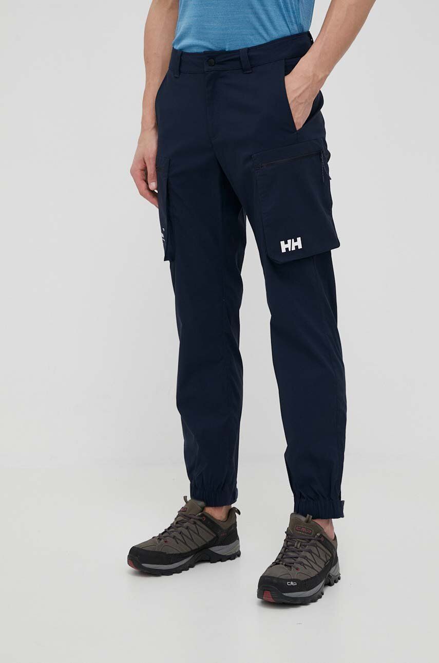 Helly Hansen pantaloni de exterior Move QD 2.0 culoarea albastru marin 2.0 imagine noua