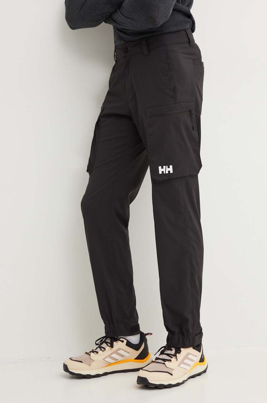 Helly Hansen Pantaloni De Exterior Move Qd 2.0 Culoarea Negru