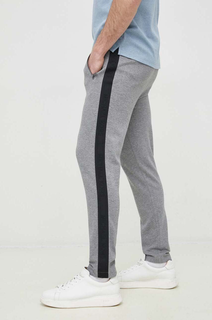 Michael Kors Pantaloni De Trening Culoarea Gri, Cu Imprimeu