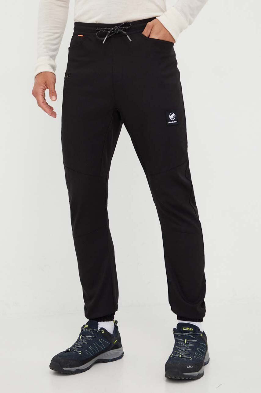 Mammut pantaloni de exterior Massone culoarea negru