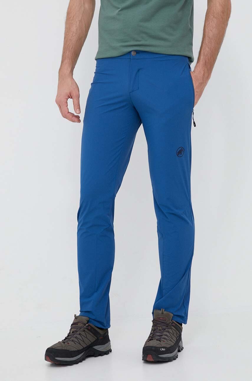 Mammut Pantaloni De Exterior Runbold Light Culoarea Albastru Marin