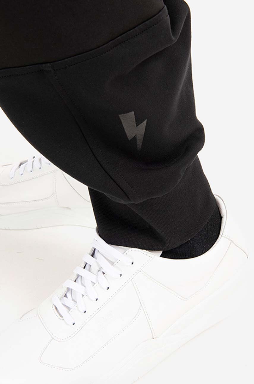 Штани Neil Barett Hybrid Workwear Loose Sweatpants чоловічі колір чорний фасон cargo BJP019CH.S018S.01-black 