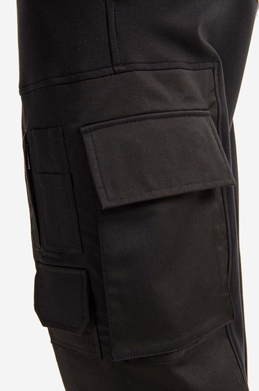 Штани Neil Barett Hybrid Workwear Loose Sweatpants чоловічі колір чорний фасон cargo BJP019CH.S018S.01-black 