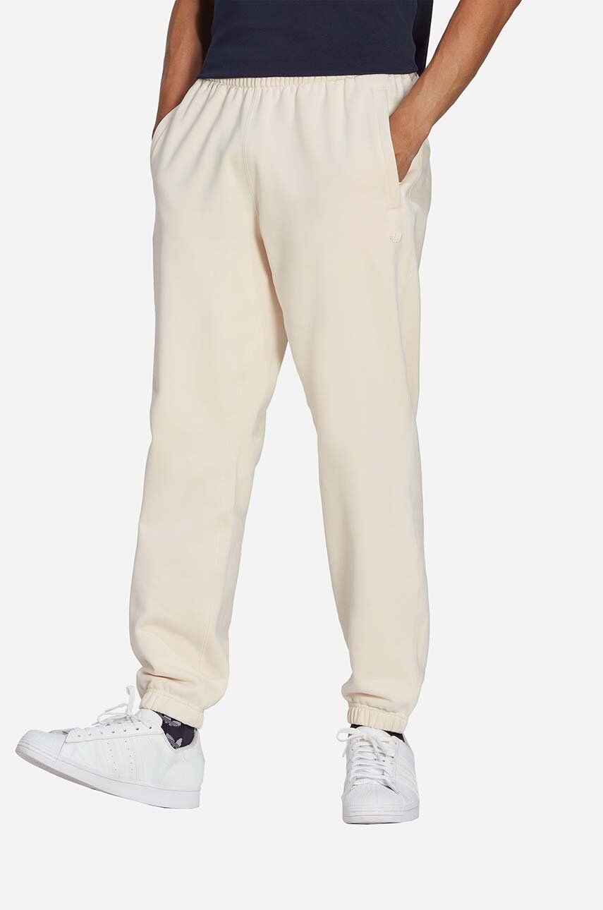 adidas Originals pantaloni de trening culoarea bej, uni HB7500-cream