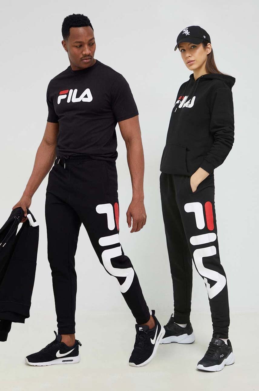 Fila Pantaloni De Trening Culoarea Negru, Modelator