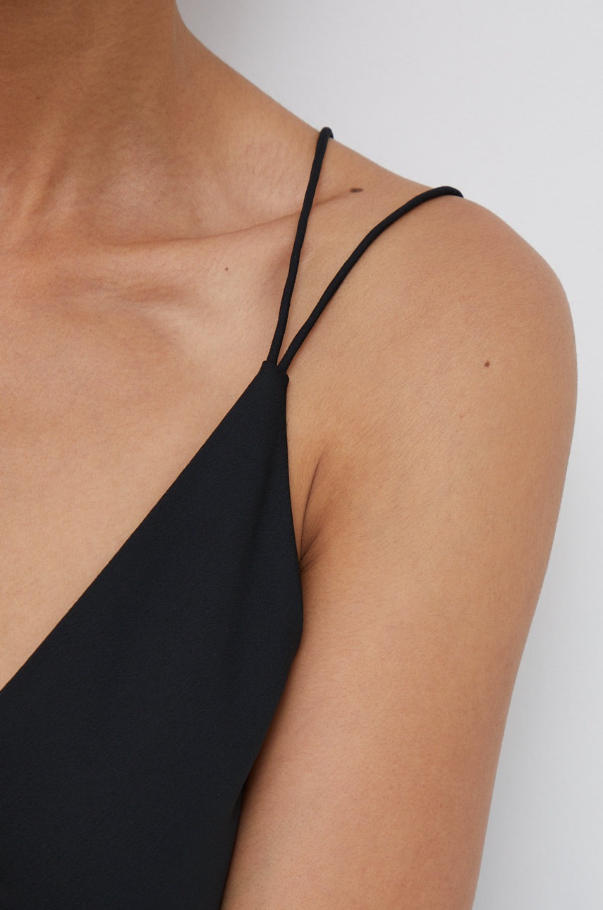 Сукня Calvin Klein колір чорний maxi облягаюча