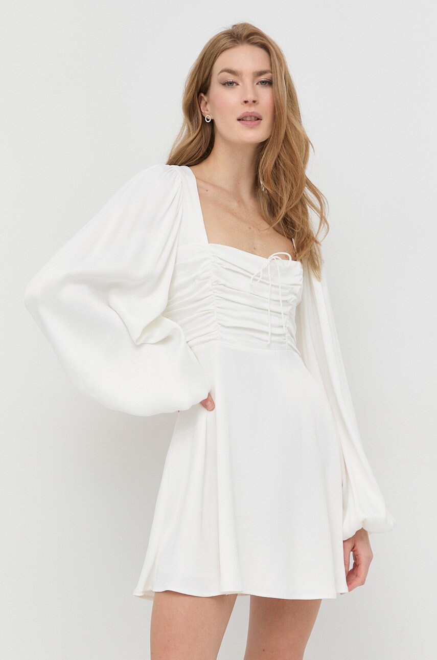 

Сукня For Love & Lemons колір білий mini розкльошена