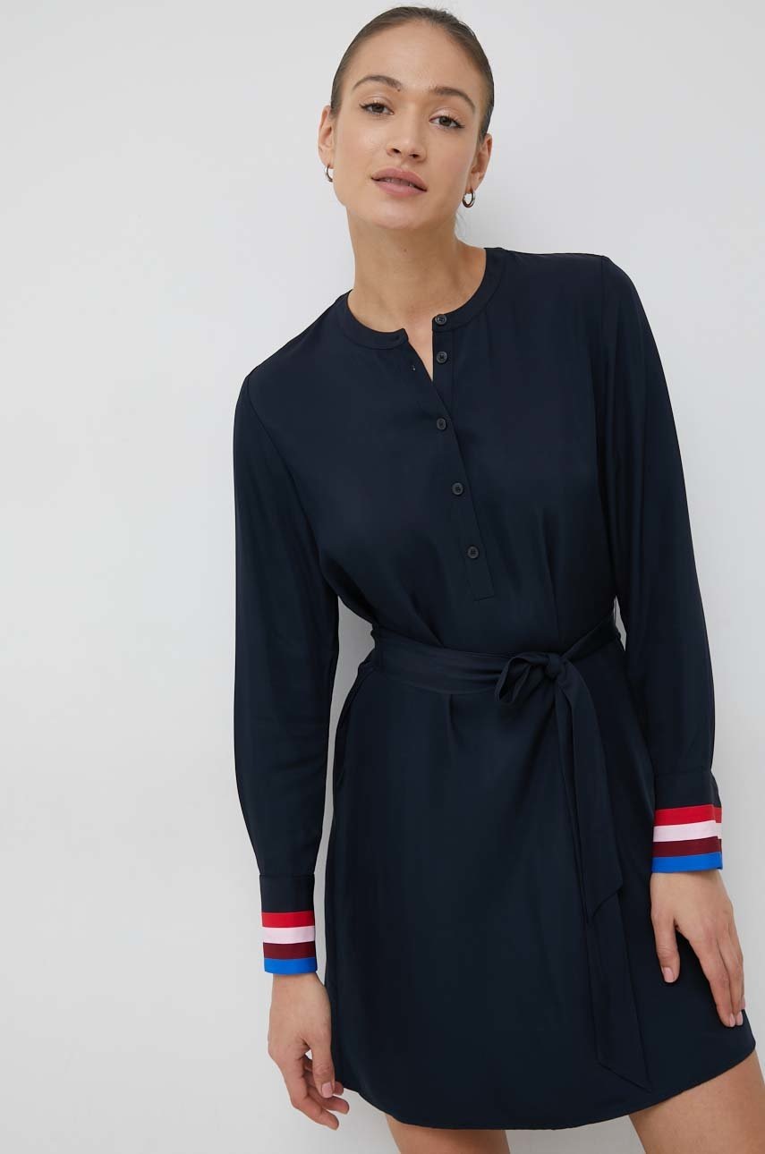 

Сукня Tommy Hilfiger колір синій mini розкльошена
