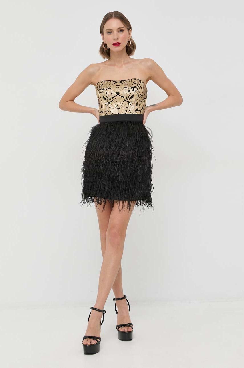 

Сукня Marciano Guess Great Gatsby колір чорний mini розкльошена