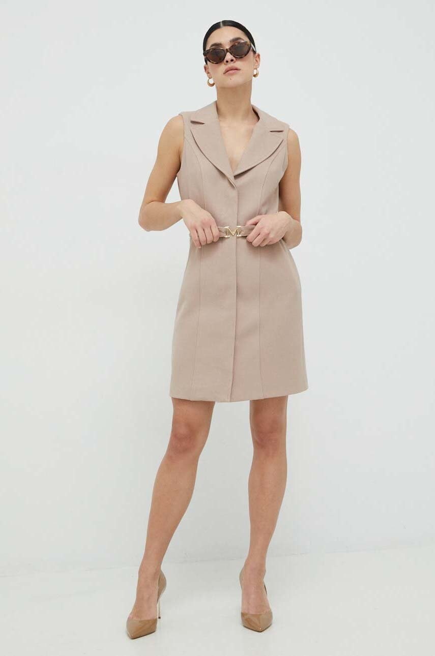 

Сукня Marciano Guess колір бежевий mini облягаюча