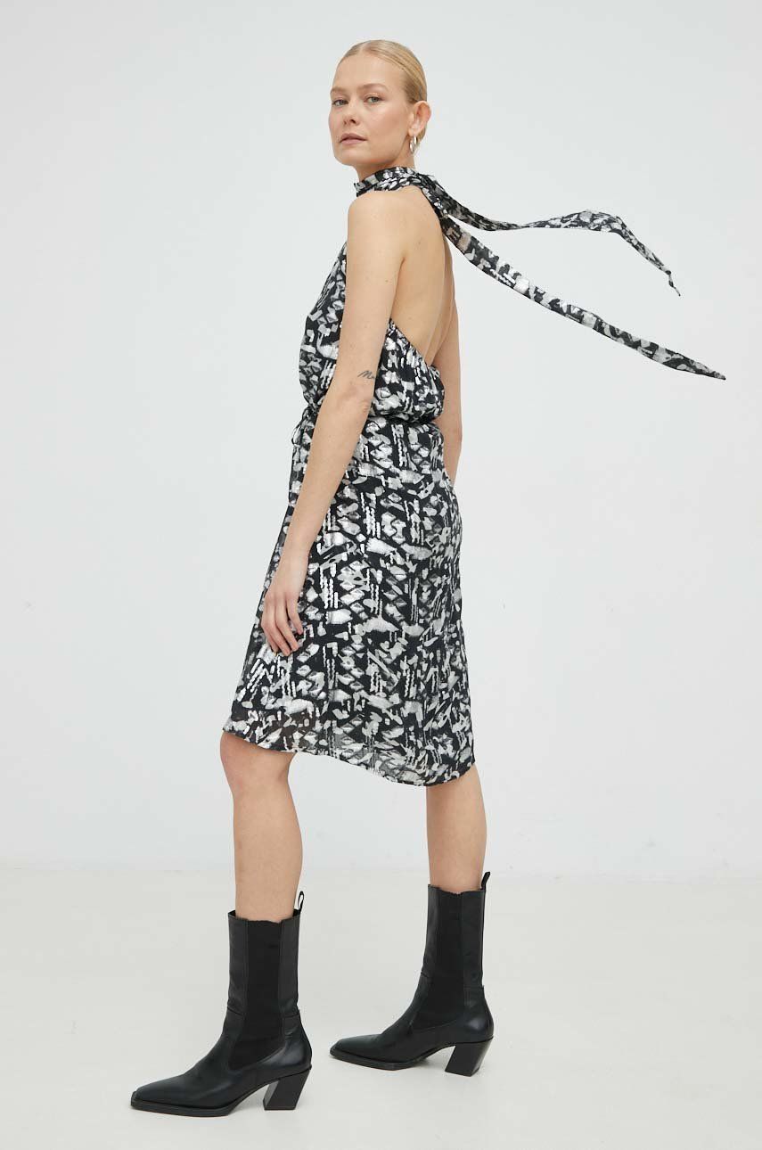 Bruuns Bazaar rochie Geranium Fifi culoarea negru, mini, evazati 2023 ❤️ Pret Super answear imagine noua 2022