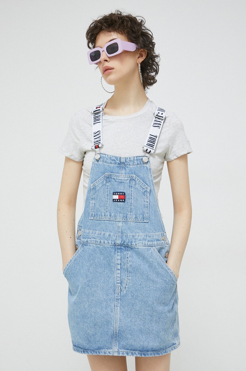 

Джинсовое платье Tommy Jeans mini прямая