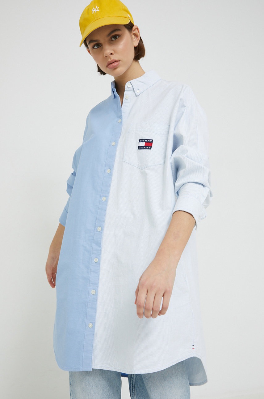 

хлопковое платье Tommy Jeans mini прямая