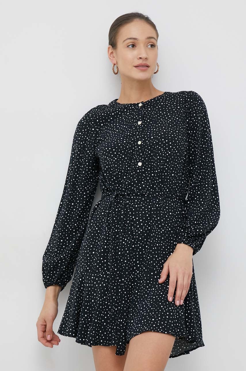 GAP rochie culoarea negru, mini, evazati