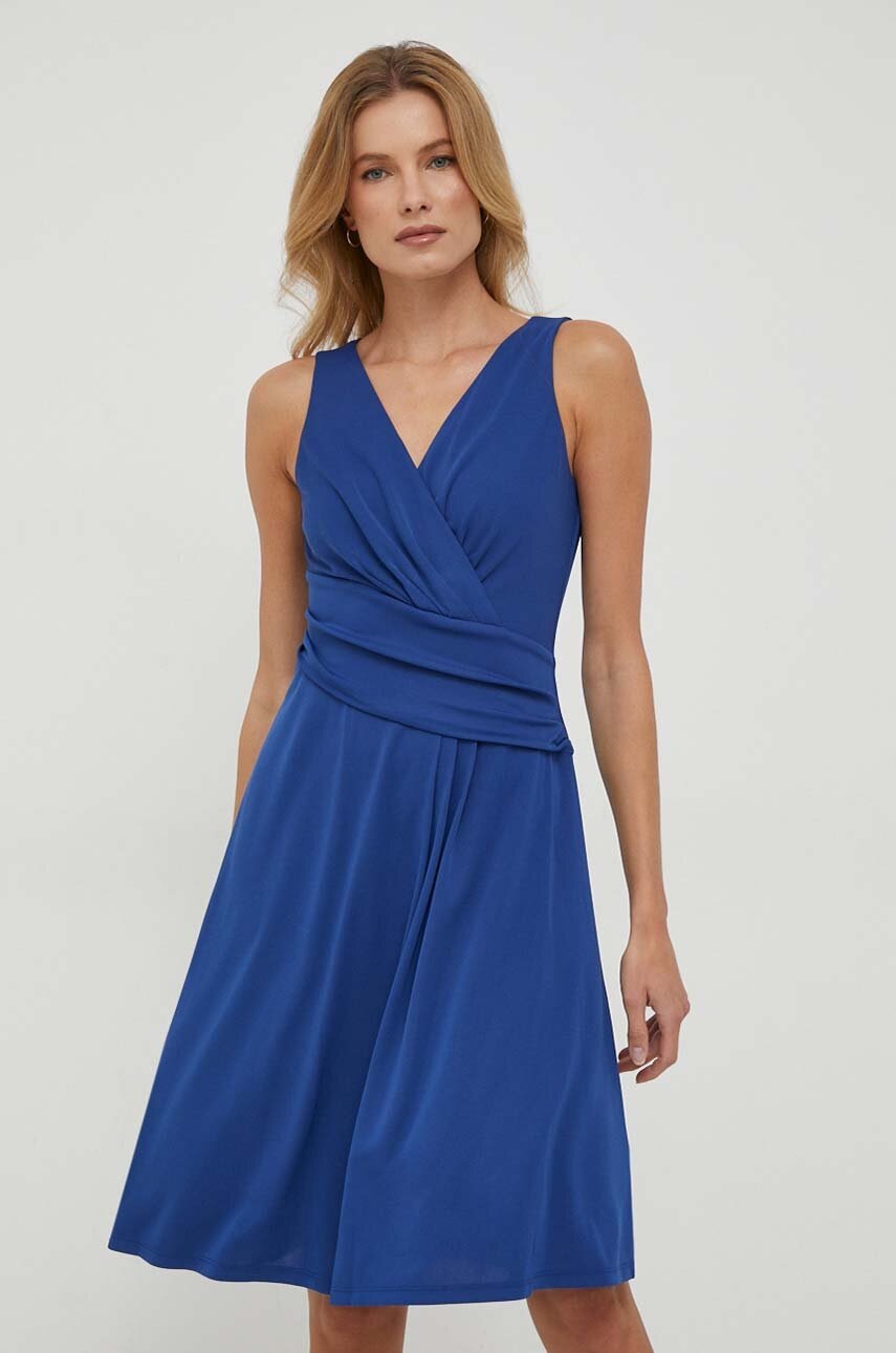 

Сукня Lauren Ralph Lauren колір чорний mini розкльошена