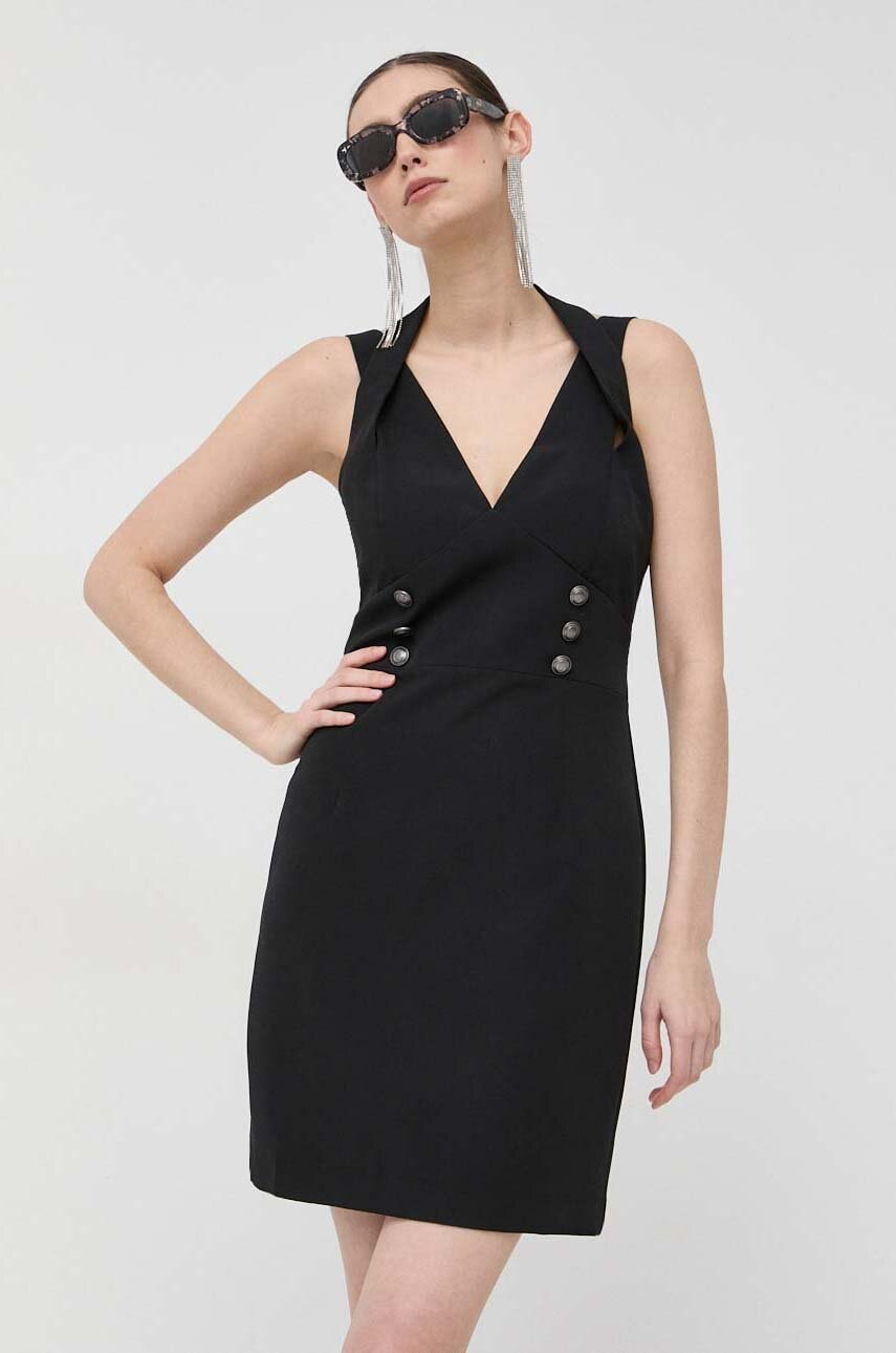 

Платье Guess цвет чёрный mini прямая