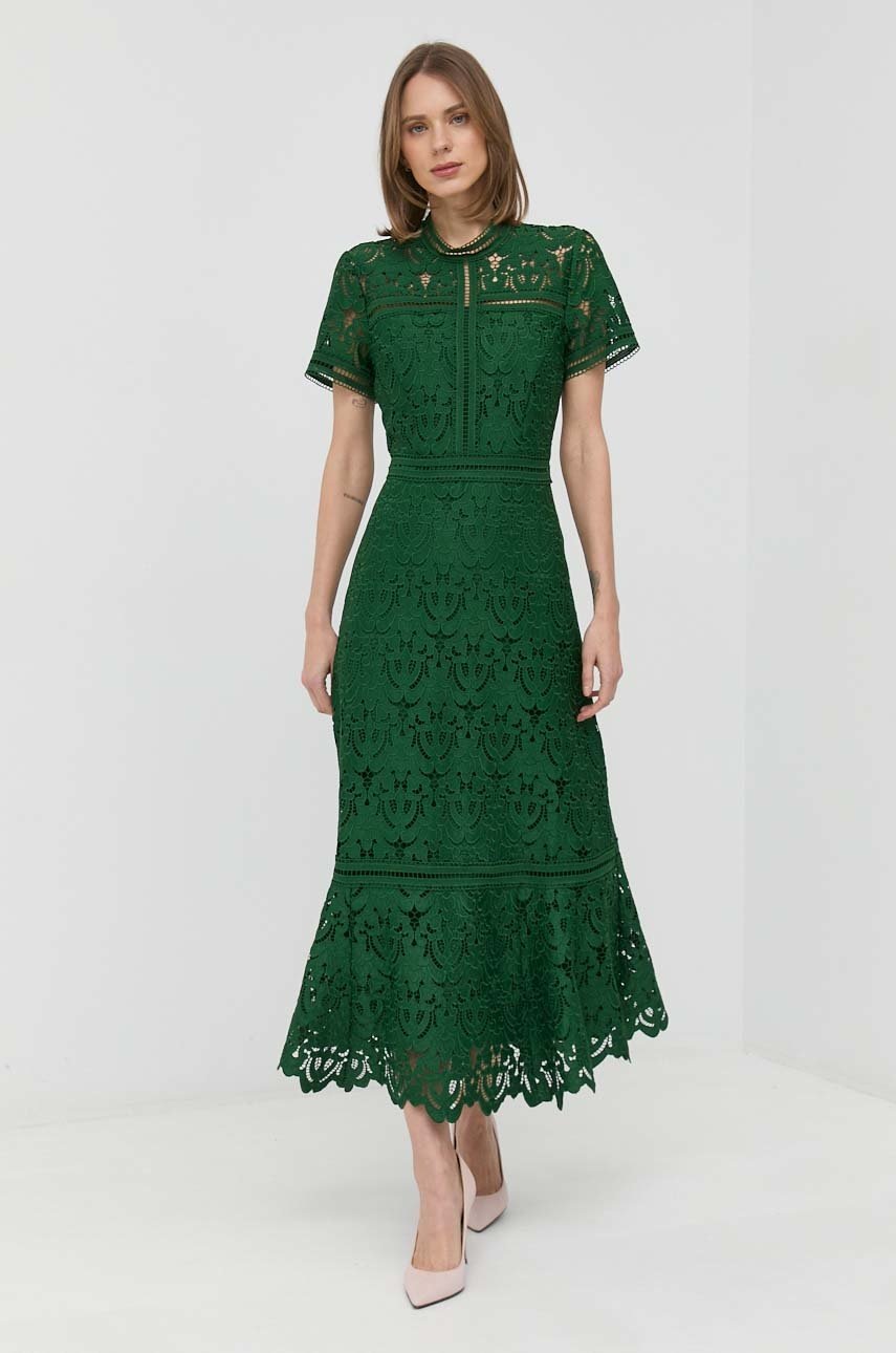 

Платье Ivy Oak цвет зелёный maxi прямая