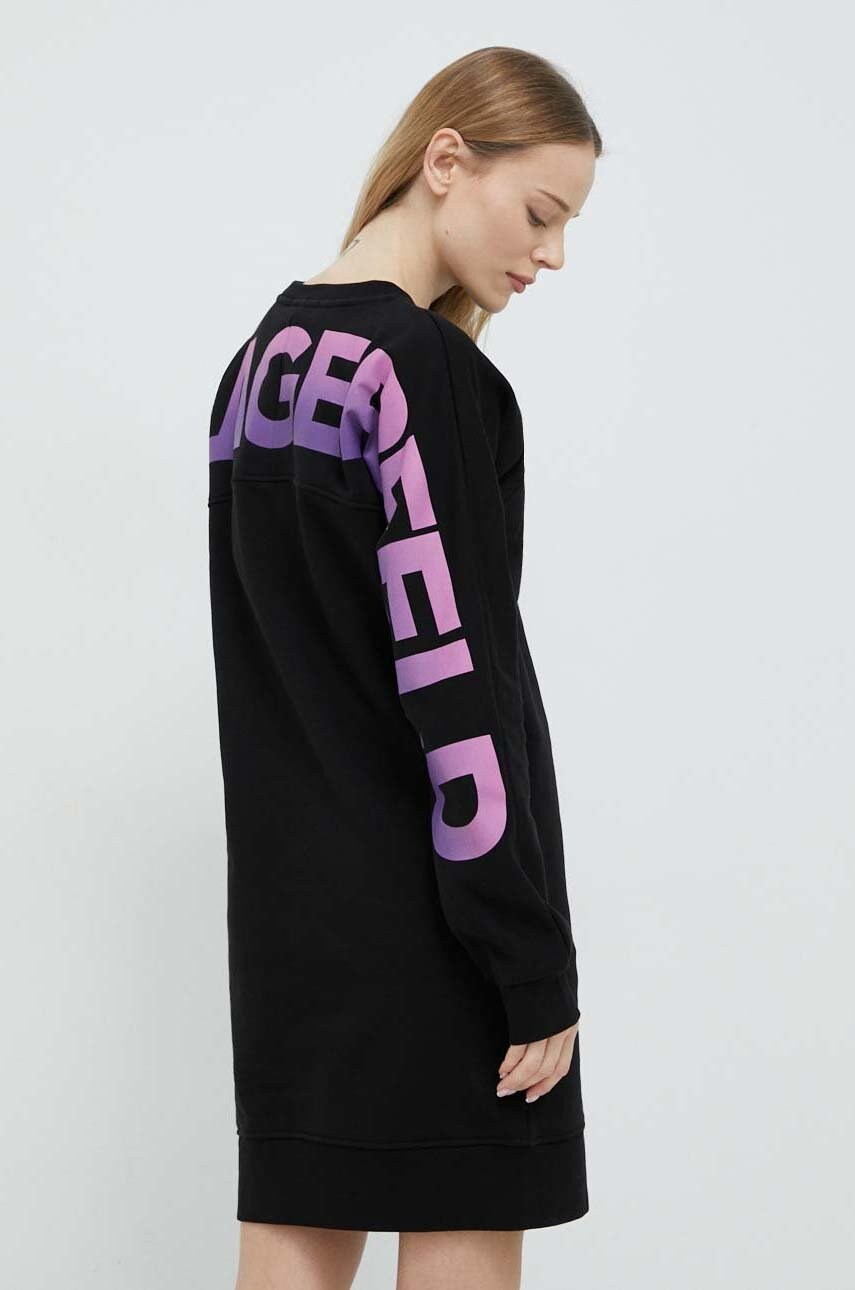

Сукня Karl Lagerfeld колір чорний midi oversize