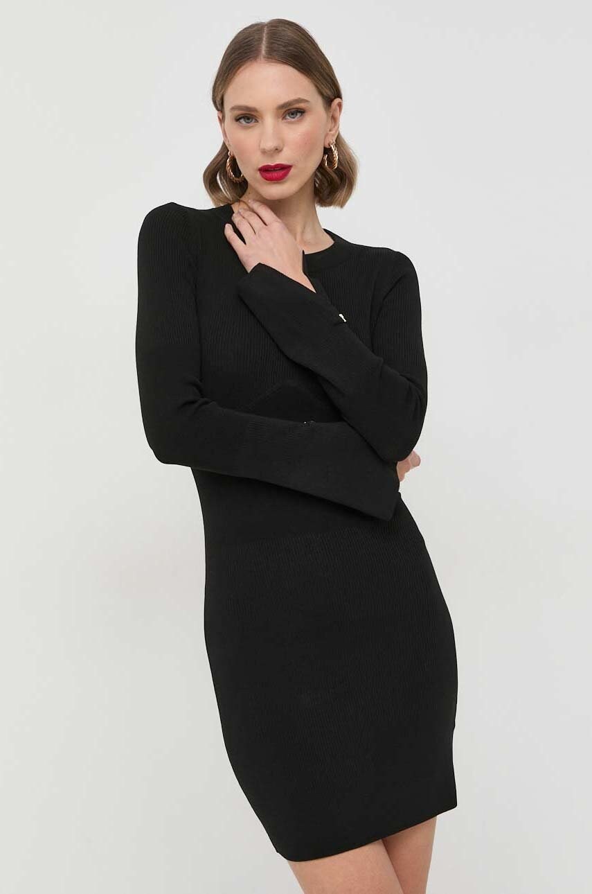 

Сукня Patrizia Pepe колір чорний mini розкльошена