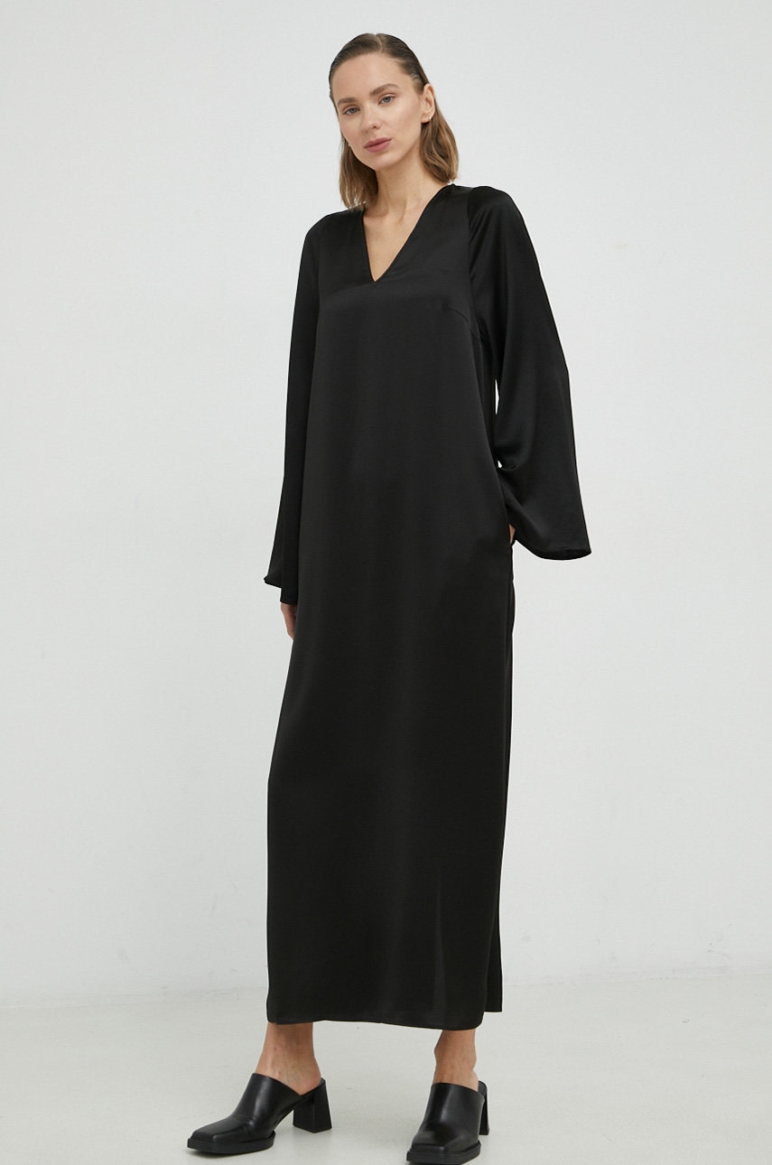 By Malene Birger Rochie Brynn Culoarea Negru, Maxi, Drept