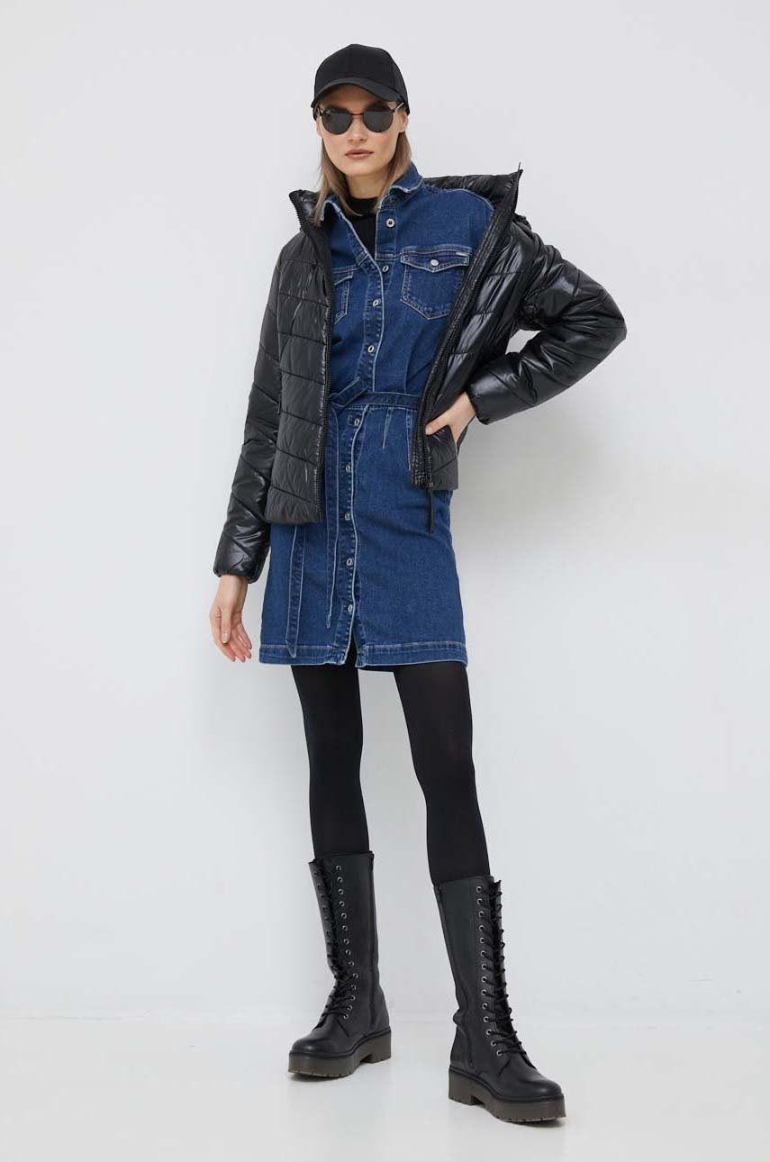 

Джинсова сукня Pepe Jeans Selena колір синій mini пряма