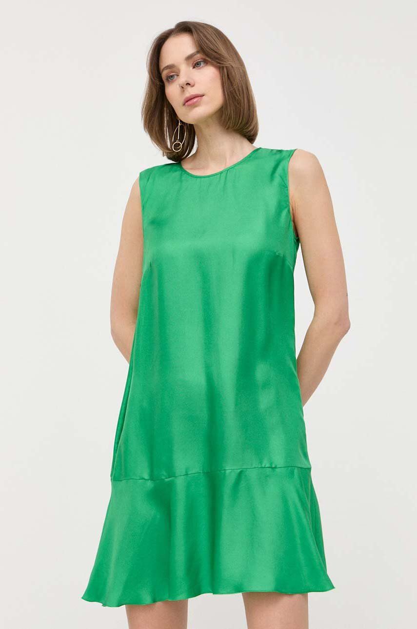 E-shop Šaty Red Valentino zelená barva, mini