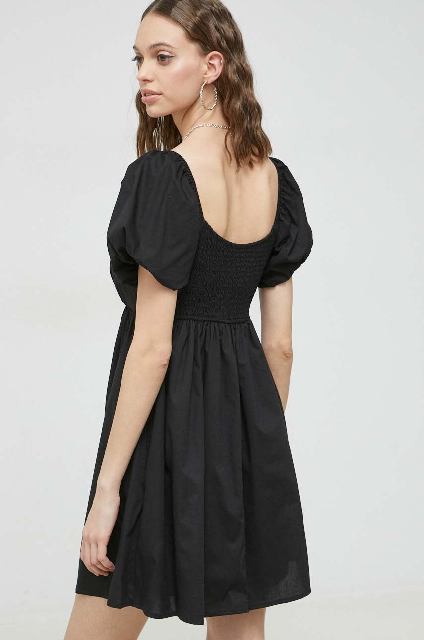 Hollister Co. rochie culoarea negru, mini, evazati