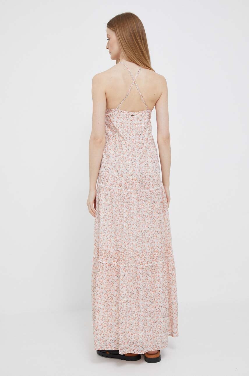 Сукня Pepe Jeans колір помаранчевий maxi розкльошена