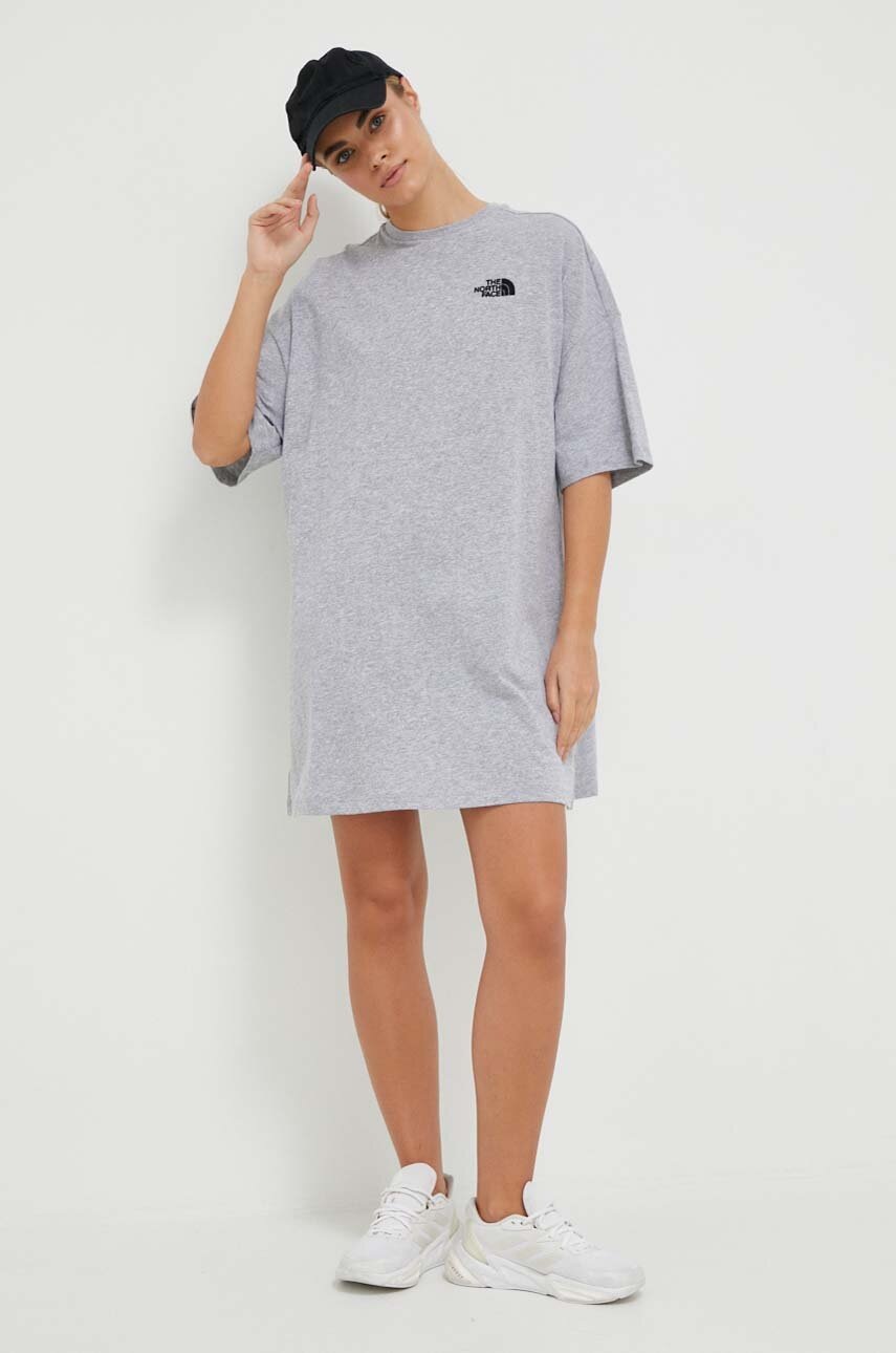 

Сукня The North Face колір сірий mini oversize