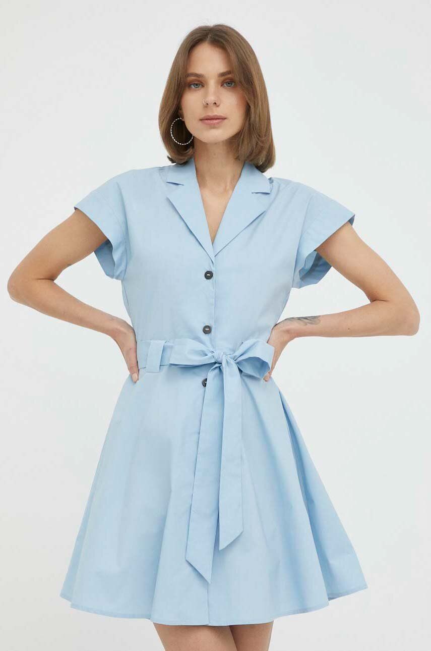 E-shop Bavlněné šaty Trussardi mini