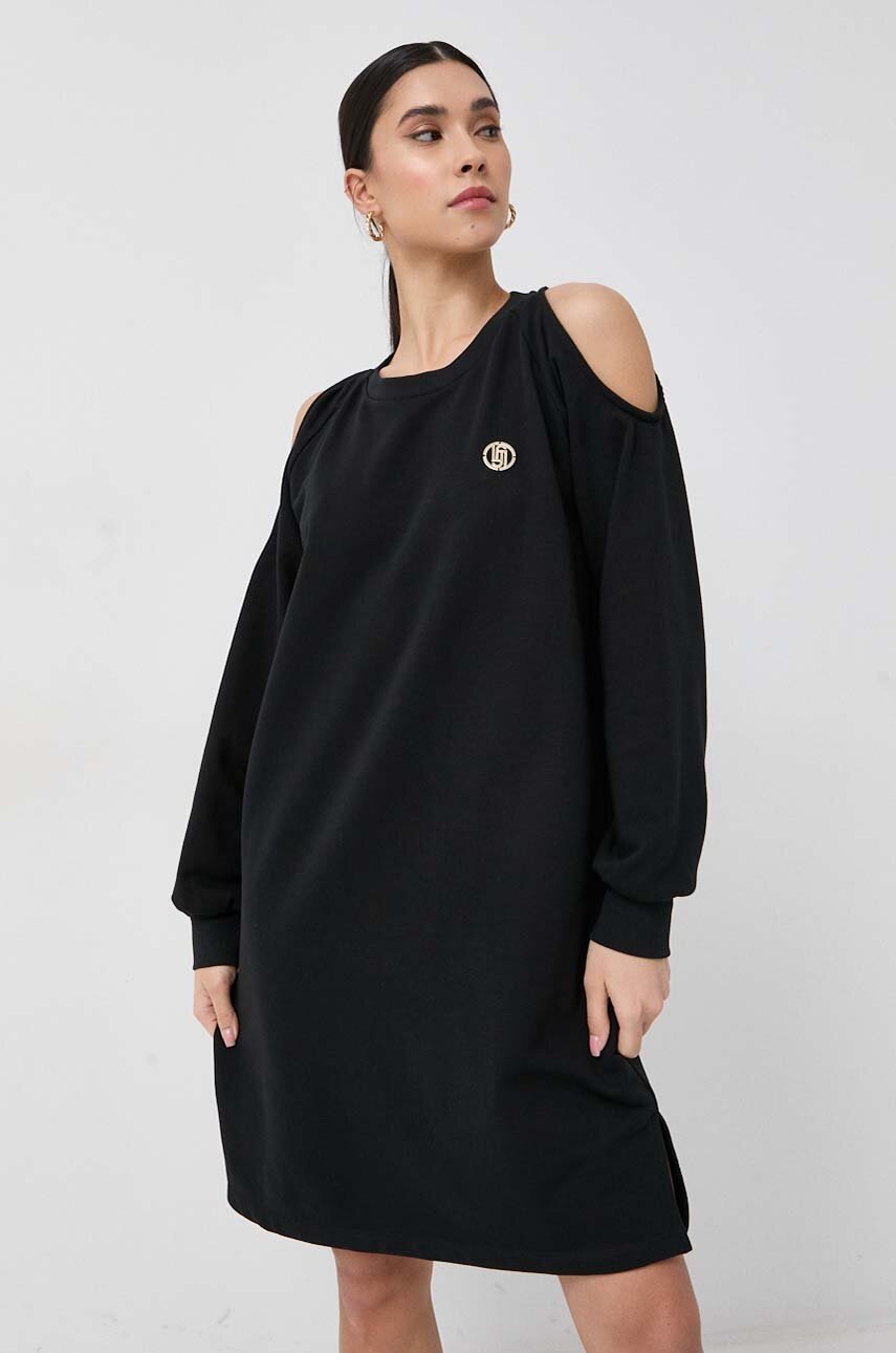 

Платье Liu Jo цвет чёрный mini oversize