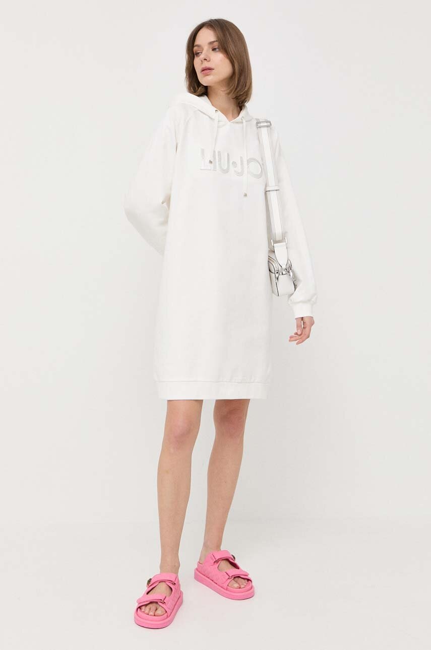 

Сукня Liu Jo колір бежевий mini oversize