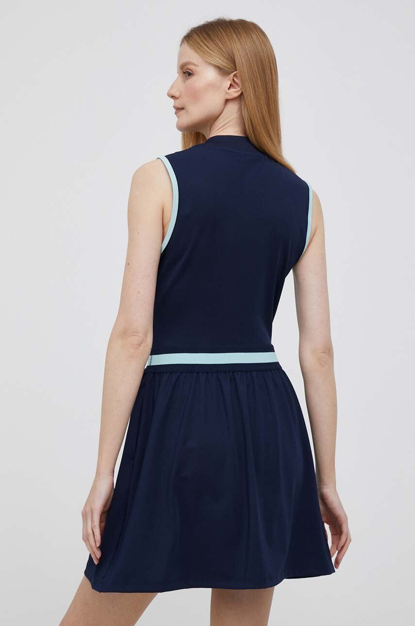 Сукня Lacoste колір синій mini розкльошена
