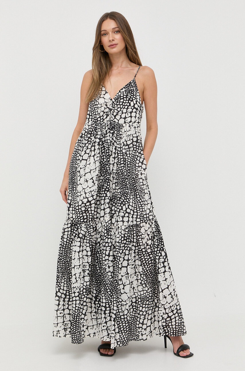 

Бавовняна сукня Twinset maxi розкльошена