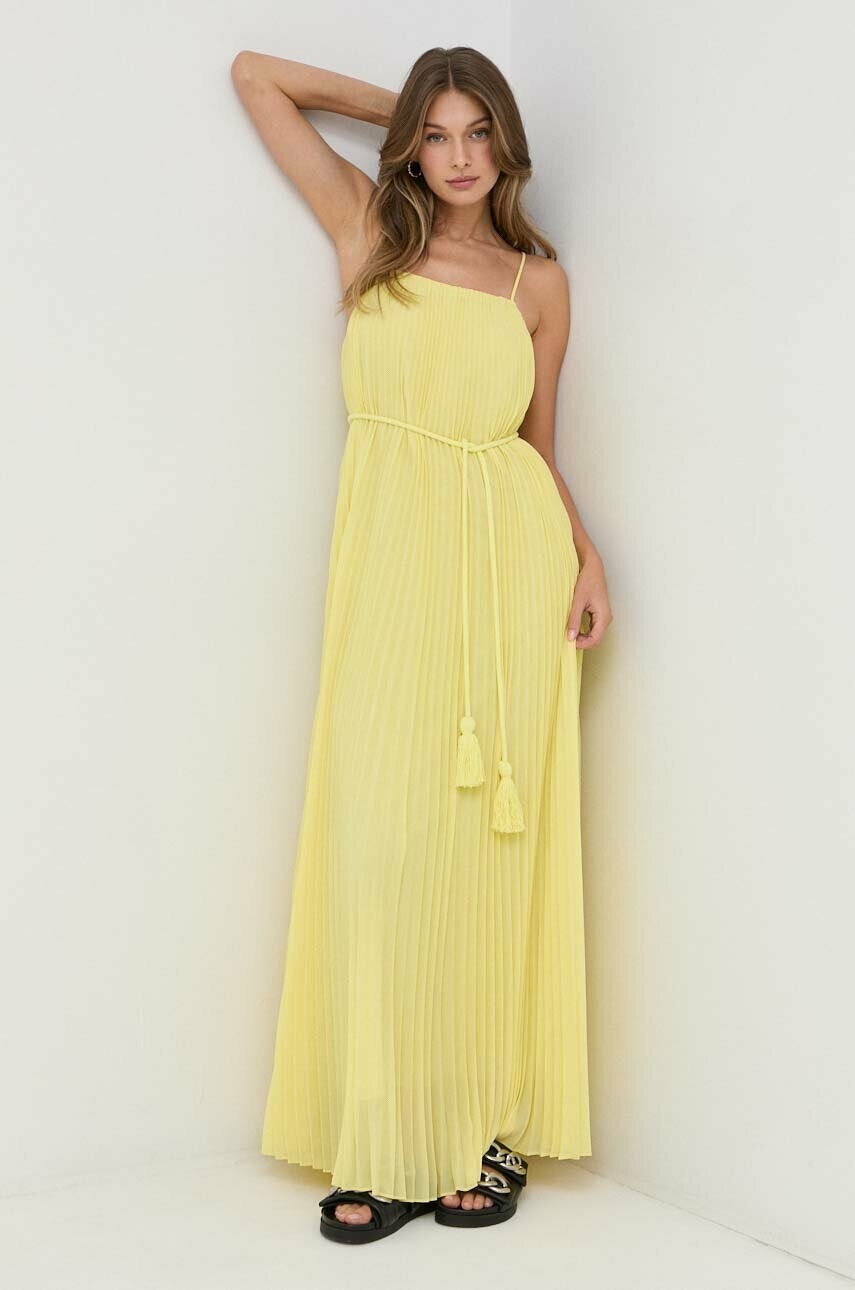 

Сукня Twinset колір жовтий maxi пряма