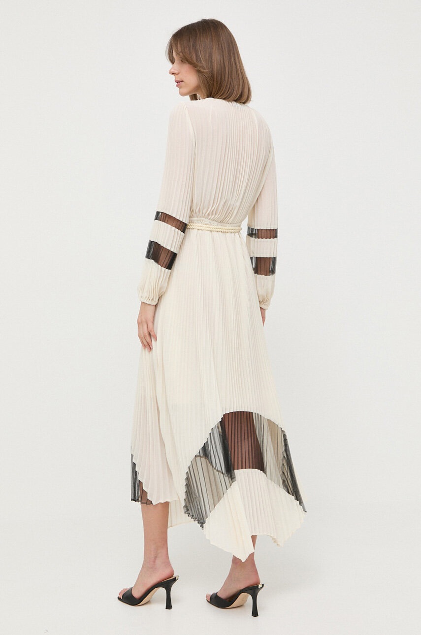 

Сукня Twinset колір бежевий maxi розкльошена