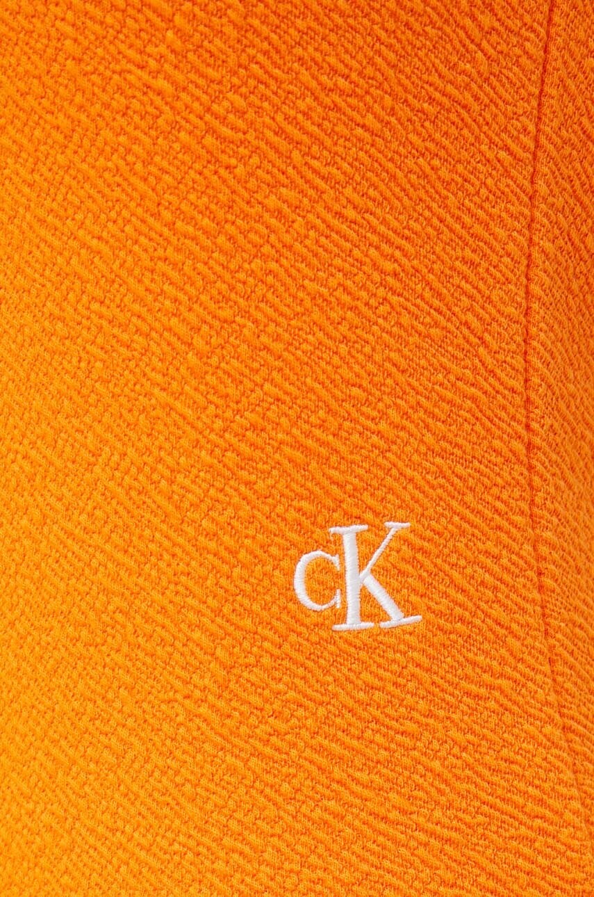 Сукня Calvin Klein Jeans колір помаранчевий mini облягаюча
